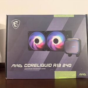 MSI MAG CoreLiquid A13 240mm AIO Liquid CPU Cooler - Brand New
